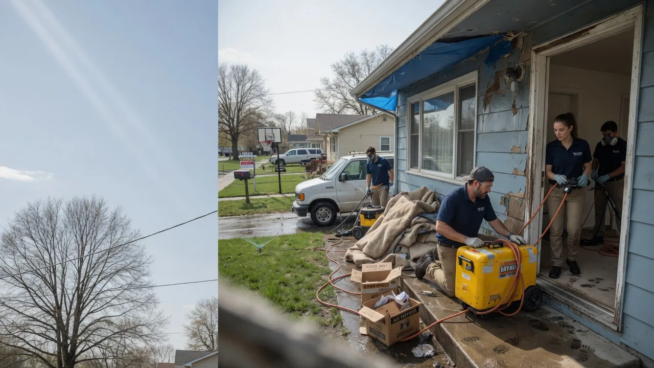 Basement Flood Cleanup in Cayuga, IN near me